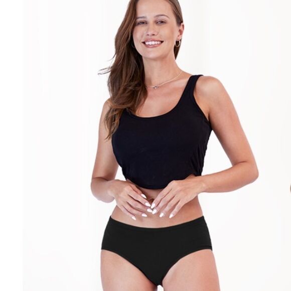 Tiichoo black comfy panties new. Bundle of 8 - Picture 4 of 6